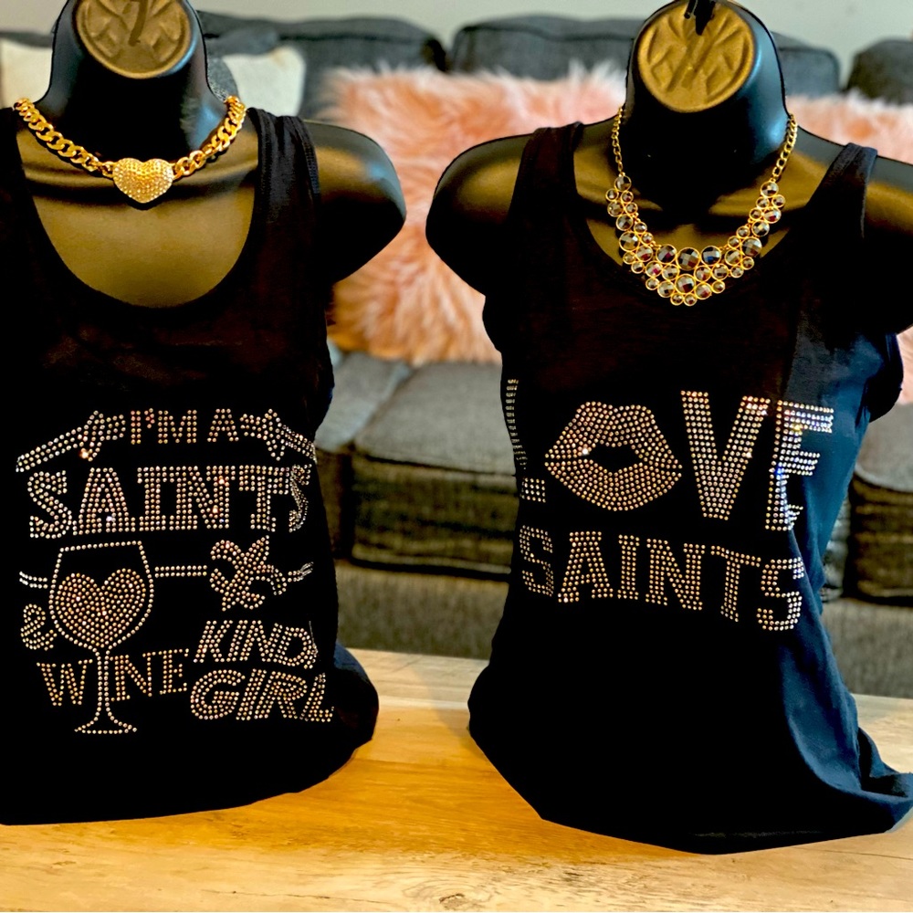 Love Saints Rhinestone Tank